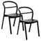 Kastu Black Chairs by Made by Choice, Set of 2 1