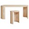 Airisto Side Table & Bench in Natural Ash by Made by Choice, Set of 2 1