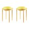 Yellow Cana Stools by Pauline Deltour, Set of 2 1