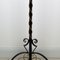 Black & Gilded Metal Floor Lamp, 1950s 6