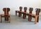 Five Africa Dining Chair Chair by Tobia & Afra Scarpa for Maxalto Artona, Italy, 1970s, Set of 5 3