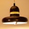 Space Age UFO Ceiling Lamp in Brown, 1970s 5