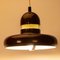 Space Age UFO Ceiling Lamp in Brown, 1970s, Image 5