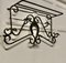 French Wrought Iron Wall Hanging Rack for Coats and Tack on a Horse Riding Theme , 1920s, Image 5