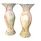 Italian Hand-Painted Ceramic Vases with Bird Motif by Anna Silvertta, Set of 2 1