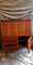 Vintage Scandinavian Secretary with Writing Flap, 3 Drawers & Door in Teak, 1963 10