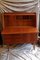 Vintage Scandinavian Secretary with Writing Flap, 3 Drawers & Door in Teak, 1963 4