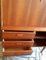 Vintage Scandinavian Secretary with Writing Flap, 3 Drawers & Door in Teak, 1963, Image 11