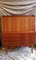 Vintage Scandinavian Secretary with Writing Flap, 3 Drawers & Door in Teak, 1963, Image 1