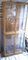 Vitrina vintage Art Déco plana con frente esmaltado de cuatro puertas y laterales esmaltados de nogal con 5 estantes de vidrio, años 30, Imagen 4