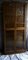 Vitrina vintage Art Déco plana con frente esmaltado de cuatro puertas y laterales esmaltados de nogal con 5 estantes de vidrio, años 30, Imagen 5