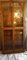 Vitrina vintage Art Déco plana con frente esmaltado de cuatro puertas y laterales esmaltados de nogal con 5 estantes de vidrio, años 30, Imagen 2