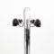 Floor Coat Rack in Chromed Steel and Wood, 1970s, Image 4