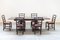 Table with Naval Chairs, 1980, Set of 7 4