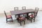 Table with Naval Chairs, 1980, Set of 7, Image 1