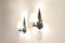 Art Deco Wall Sconces in Black Wood Sconces, Set of 2, 1930s 3