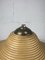 Tischlampe aus Messing & Bleistift aus Schilfrohr Rattan, Italien, 1970er 3