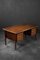 Mid-Century Modern Danish Scandinavian Teak Bilateral Desk with Drawers, 1960s 11