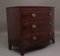 18th Century Mahogany Bowfront Chest of Drawers, 1780s 9