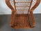 Rattan Wohnzimmer Set, 1950er, 3er Set 5