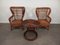 Rattan Living Room Set, 1950s, Set of 3 24