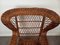 Rattan Wohnzimmer Set, 1950er, 3er Set 10