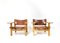 Vintage Spanish Lounge Chairs by Børge Mogensen for Fredericia, 1960, Set of 2 7