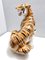 Large Vintage Hand Painted Ceramic Roaring Tiger, Italy, 1950s 7