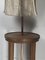Wabi Sabi Teak and Copper Floor Lamps with Silk Shades attributed to Jan Des Bouvrie, Dutch, 1990s, Set of 2, Image 18