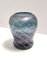 Vintage Blue Murano Glass Vase attributed to Fratelli Toso with Bronze Aventurine, 1940s 1