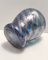Vintage Blue Murano Glass Vase attributed to Fratelli Toso with Bronze Aventurine, 1940s 6