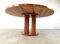 Vintage Large Round Travertine Dining Table, 1970s 6