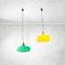 Suspension Lamps attributed to Alessandro Pianon for Vistosi, 1960s, Set of 2, Image 2