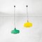 Suspension Lamps attributed to Alessandro Pianon for Vistosi, 1960s, Set of 2 1