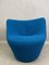 Blue Anda Swiveling Lounge Chair from Ligne Roset 3