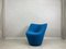 Blue Anda Swiveling Lounge Chair from Ligne Roset 2