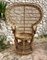 Peacock Wicker Armchair Emmanuelle, 1970s 1