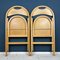 Chaises Pliantes Mid-Century Iconic Tric par Achille and Pier Giacomo Castiglione pour BBB Emmebonacina, Italie, 1965, Set de 2 2