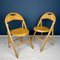 Mid-Century Iconic Folding Chairs Tric by Achille and Pier Giacomo Castiglione for BBB Emmebonacina, Italy, 1965, Set of 2 1