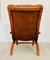 Leather Lounge Chair with Matching Footstool from Gote Møbler, 1970s, Set of 2 10