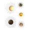 Miroir Mural Soleil Mid-Century 12