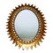 Miroir Mural Soleil Mid-Century 1