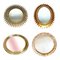 Miroir Mural Soleil Mid-Century 11