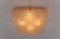 Lampe à Montage Encastré en Verre Murano avec Texture de Surface en Peau de Crocodile par Hillebrand, Allemagne, 1960s 4