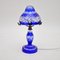 Bohemian Crystal Glass Table Lamp, Vase and Dish, 1910s, Set of 3, Image 3