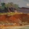 R. Natali, Landscape, 1950, Oil on Canvas, Framed 6