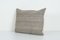 Tribal Gray Wool Handmade Cushion Cover with Stripes 2