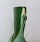 Art Nouveau French Glass Vase with Two Gooses Embossed, 1900s 5