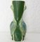 Art Nouveau French Glass Vase with Two Gooses Embossed, 1900s 4