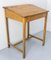 Early 20th Century Student Pine Writing Table with Slant Top, France, 1890s 2